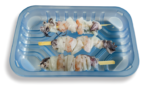 Spiedino Calamari e Gamberi